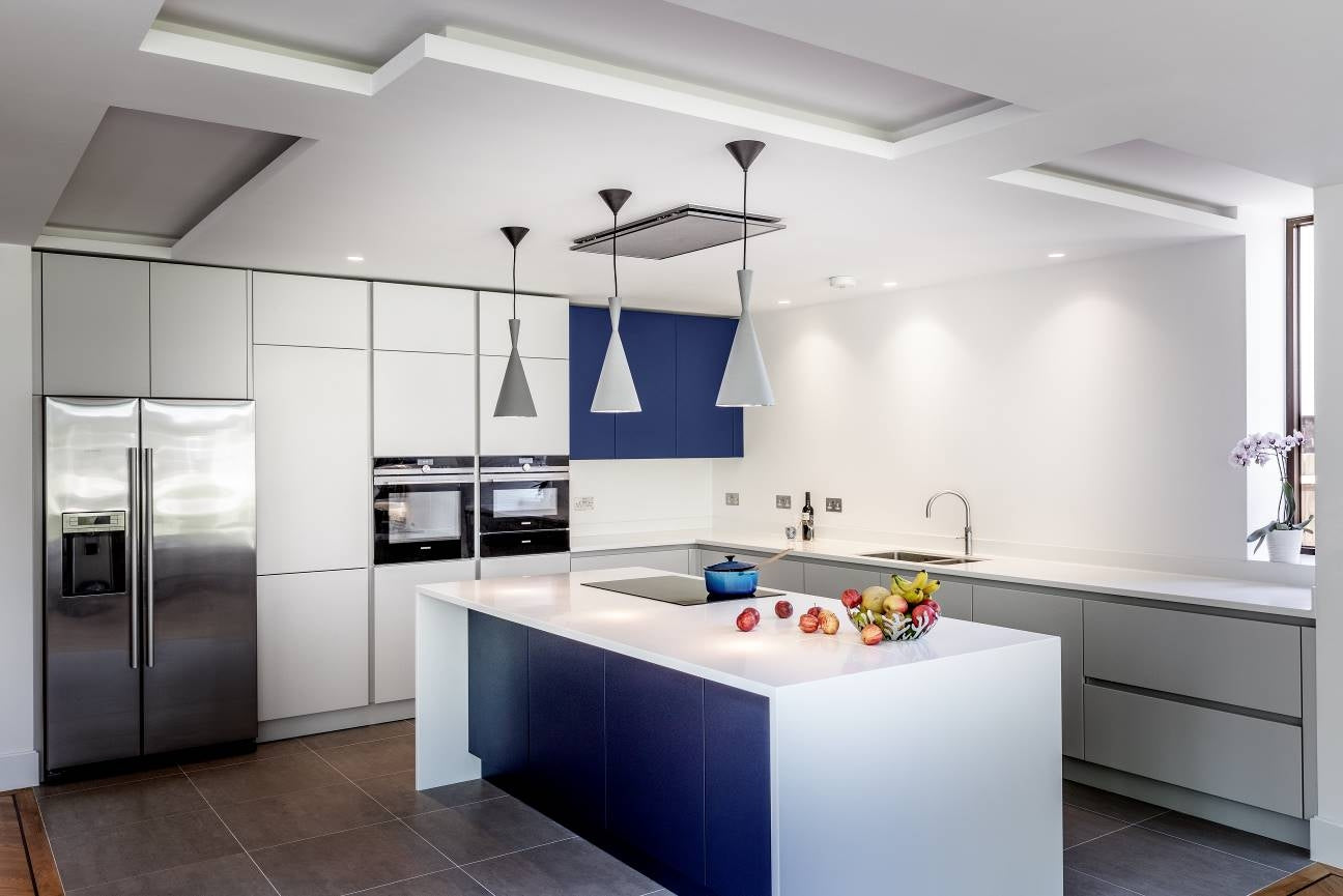 Kitchen-cabinet pull Aluminum alloy invisible handle