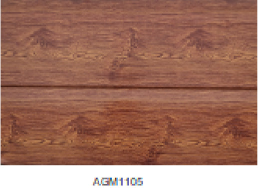 Cladding-Galvanized steel & PU sandwich decorated panel AGM