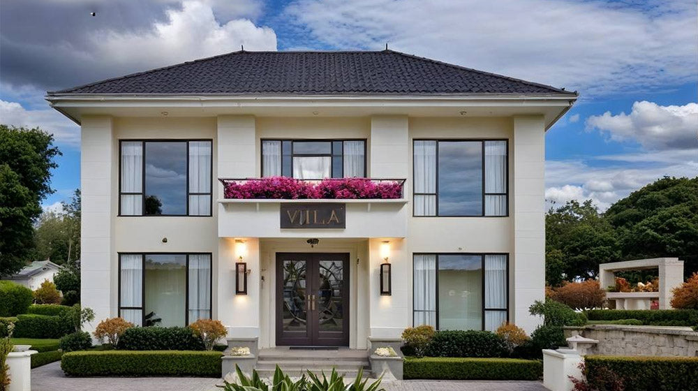 USA/AU Standard Light Gauge Steel Frame Luxury Prefab Steel Structure Building Athens House