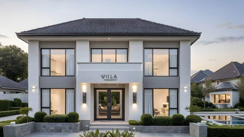 USA/AU Standard Light Gauge Steel Frame Luxury Prefab Steel Structure Building Athens House