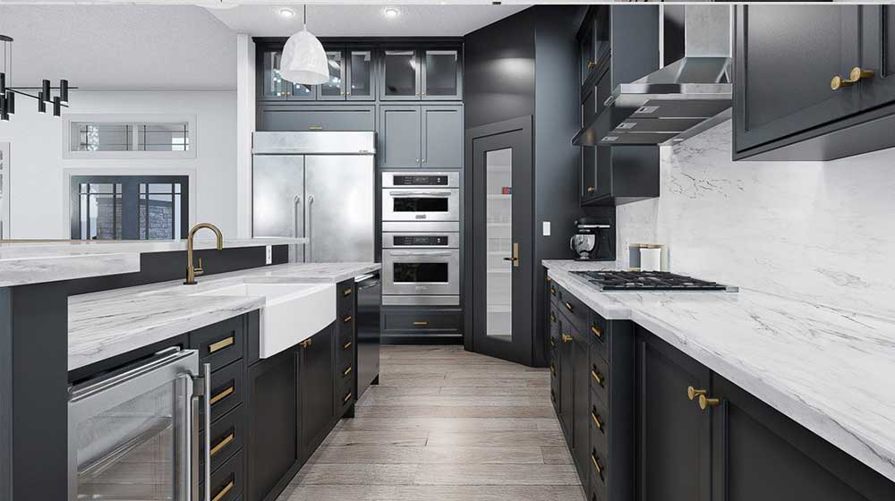 AS/US Light Gauge Steel Frameing Prefabricated Homes Luxury Modern Prefab Villa Single Family Homes Bergen House