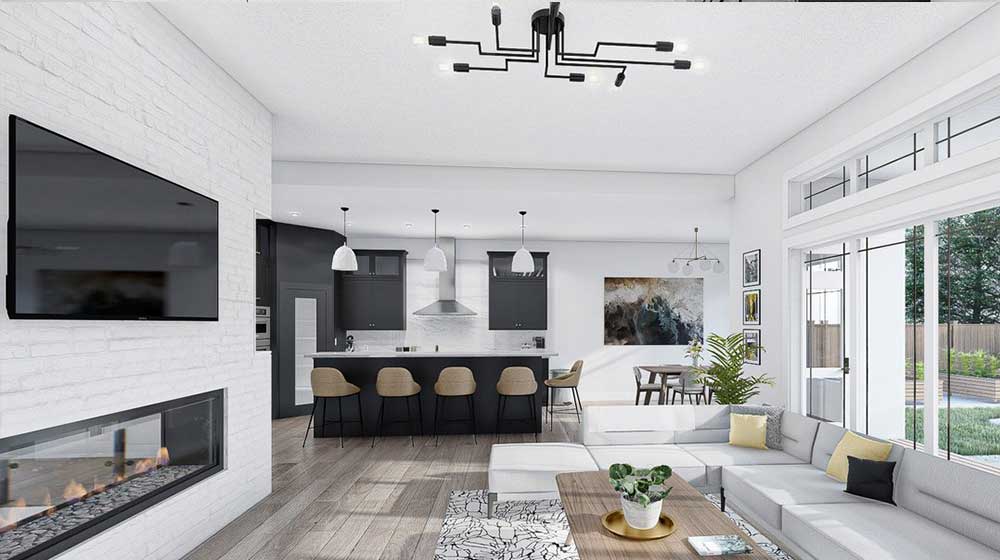 AS/US Light Gauge Steel Frameing Prefabricated Homes Luxury Modern Prefab Villa Single Family Homes Bergen House