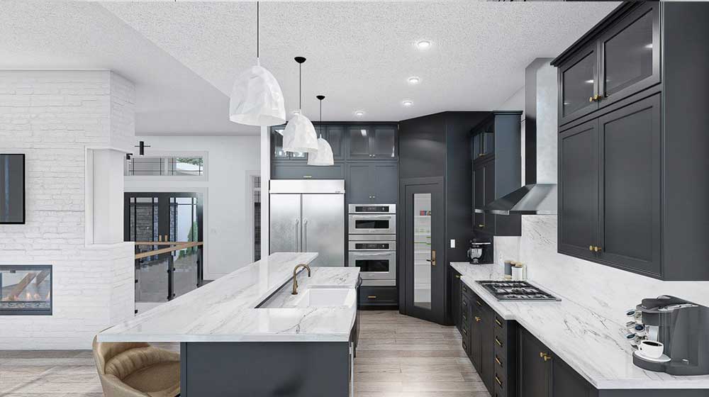 AS/US Light Gauge Steel Frameing Prefabricated Homes Luxury Modern Prefab Villa Single Family Homes Bergen House