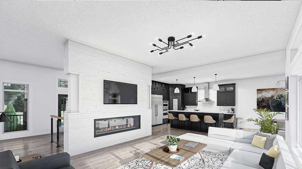 AS/US Light Gauge Steel Frameing Prefabricated Homes Luxury Modern Prefab Villa Single Family Homes Bergen House