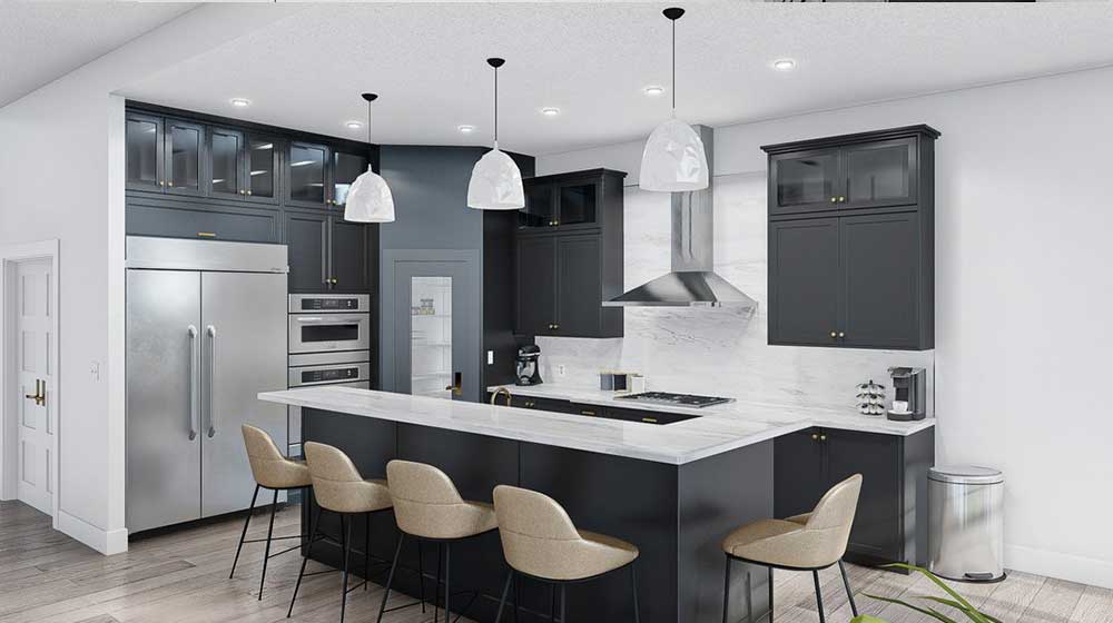 AS/US Light Gauge Steel Frameing Prefabricated Homes Luxury Modern Prefab Villa Single Family Homes Bergen House