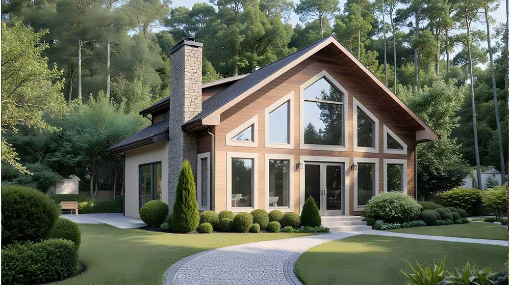 Promotion Airbnb China Triangular Roof Prefabricated House Modular Cabin Tiny Homes Aspen House