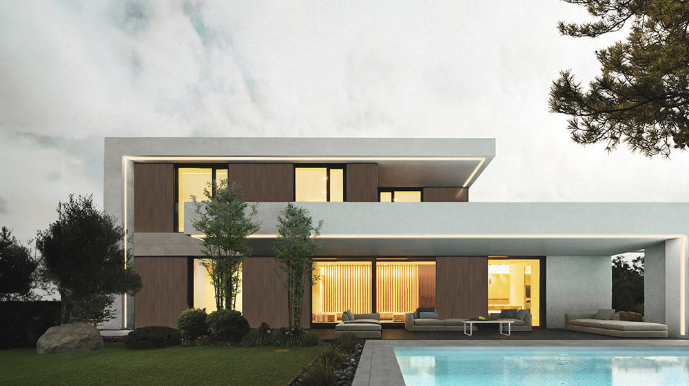 High-quality ultra modern prefab homes in light gauge steel frame home building kits