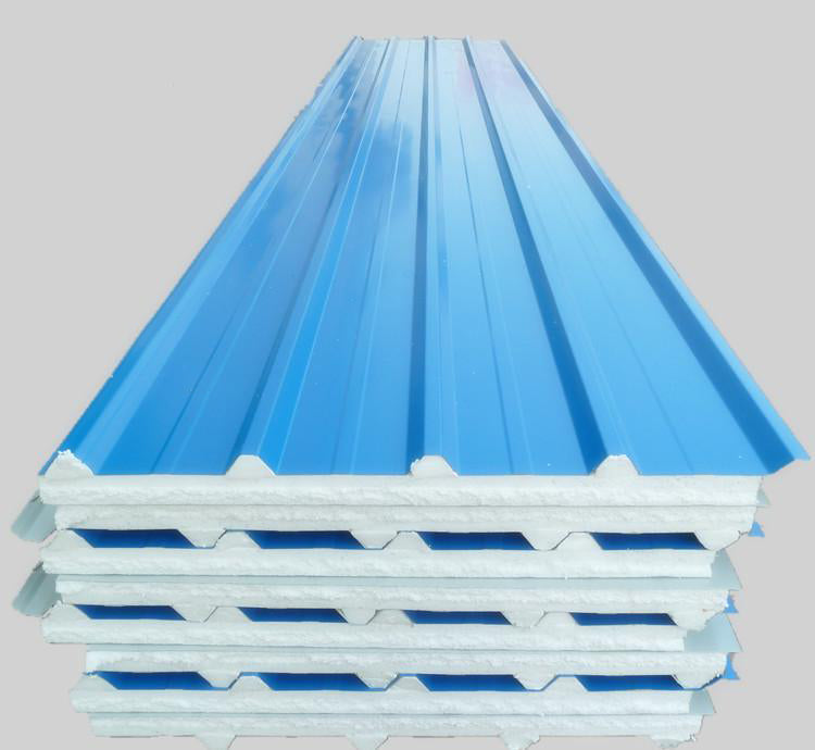 EPS sandwich panel for foof wall cladding Cladding-Colorbond steel sheet/trimdek
