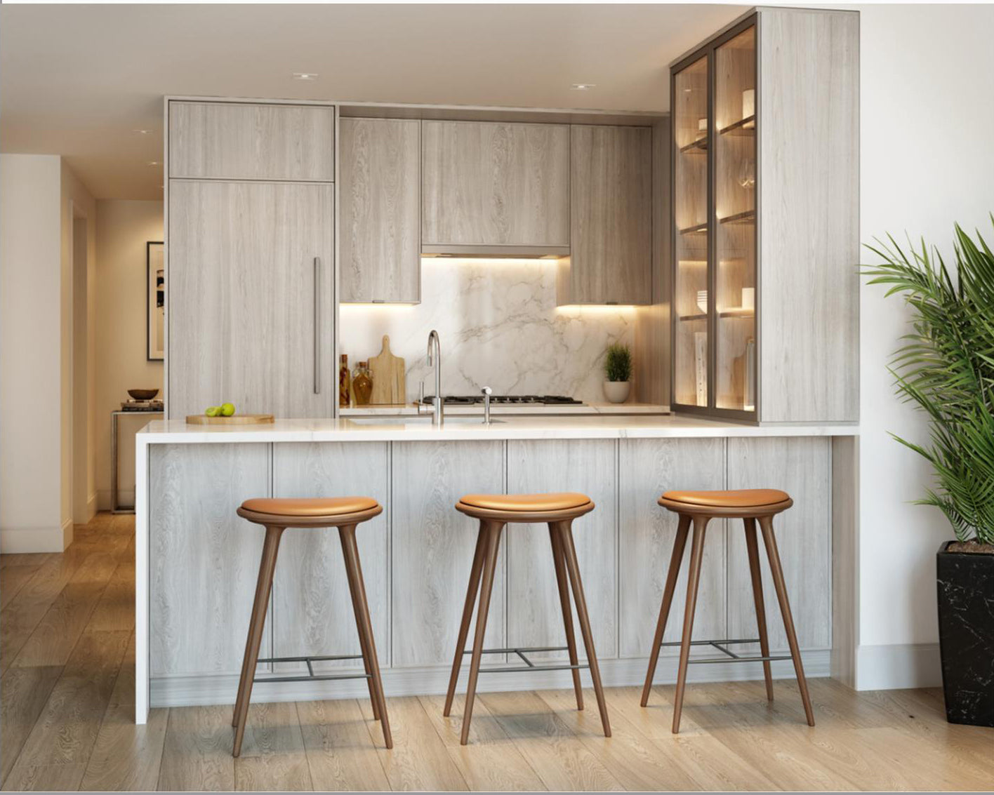 Kitchen Cabinet board-2 Pac Board Grade Decoration Kitchen Cabinet Apartment Modern