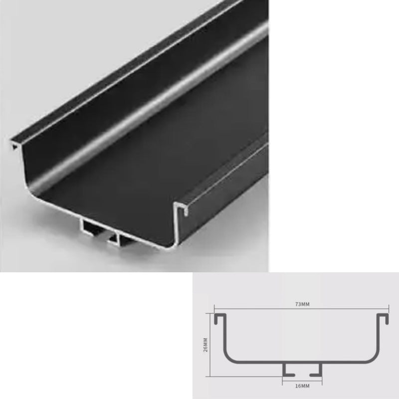 Kitchen-cabinet pull Aluminum alloy invisible handle