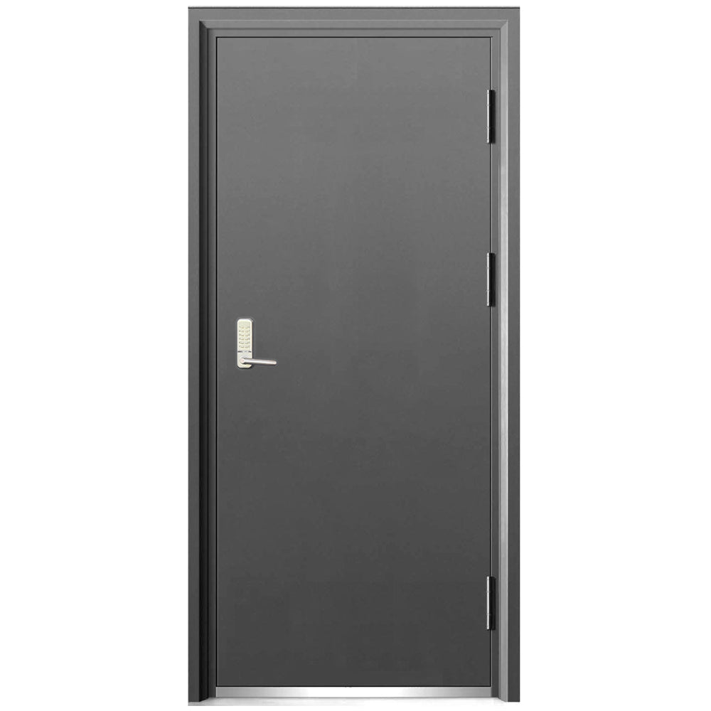 Exterior door-Steel security door for prefab luxury villa steel house kits