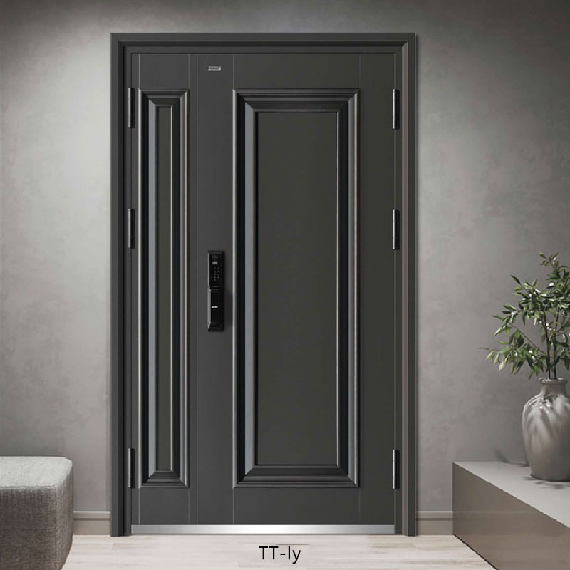 Steel security door