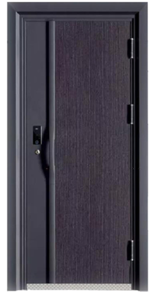 Steel security door