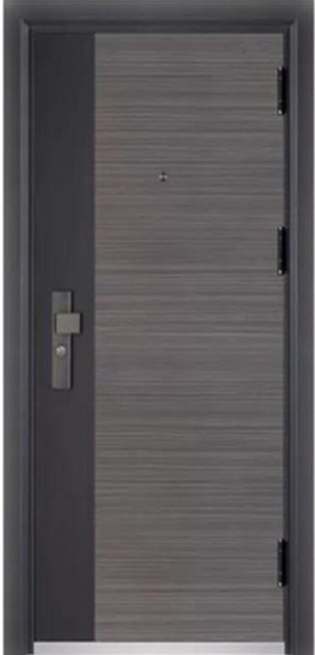 Steel security door