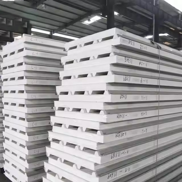 EPS sandwich panel for foof wall cladding Cladding-Colorbond steel sheet/trimdek