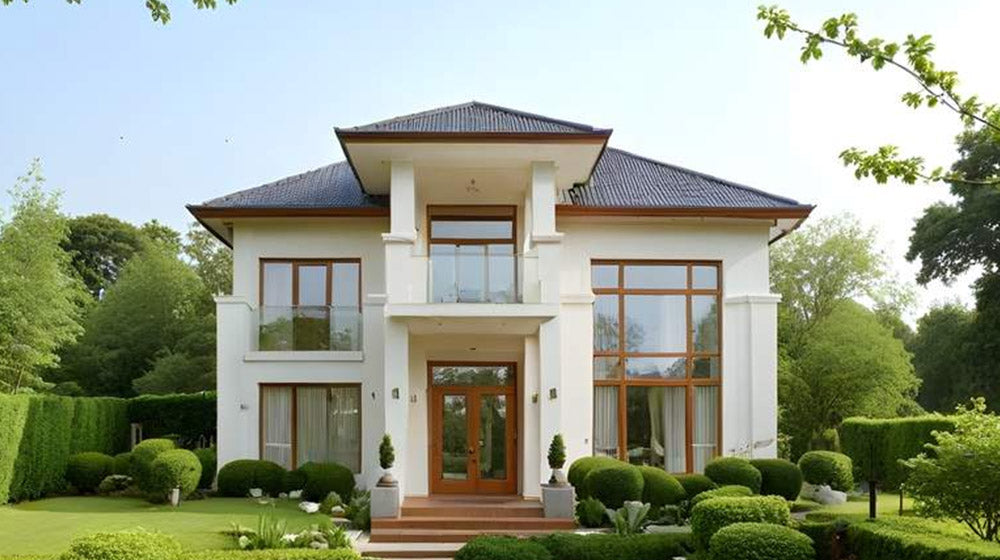 Fast Assemble Light Gauge Steel Chalet Luxury Prefab Steel house kits Cardif House