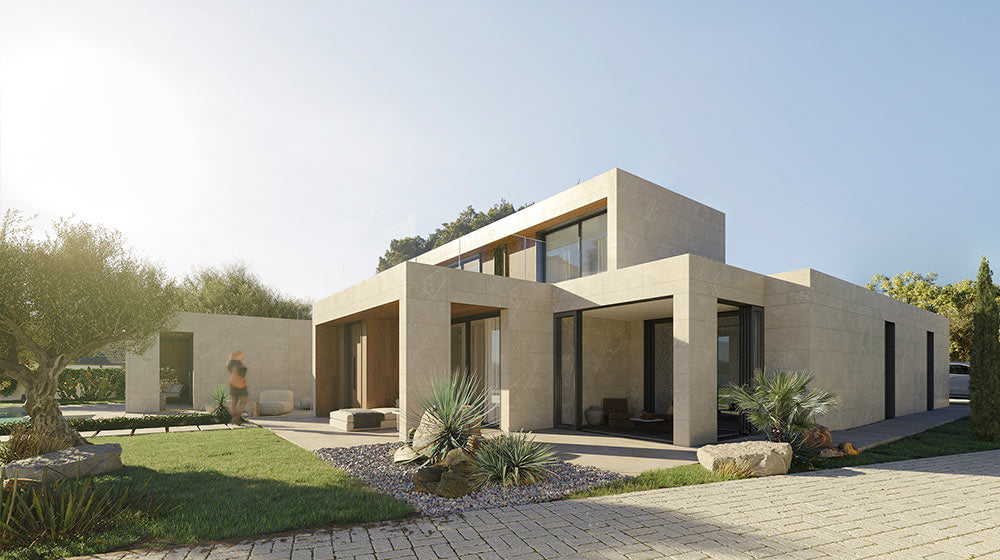 Luxury 2nd floor Prefabricated house Villa with Light Steel Structure modular House