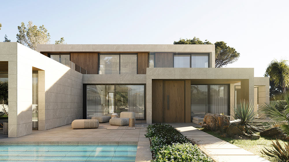 Luxury 2nd floor Prefabricated house Villa with Light Steel Structure modular House