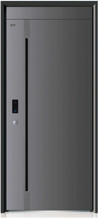 Steel security door