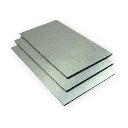 Cladding-Aluminum film & plastic composite sheet.