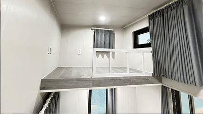 America Standard Prefab Steel Tiny House on Wheels: Modular Mobile Home Cider Box