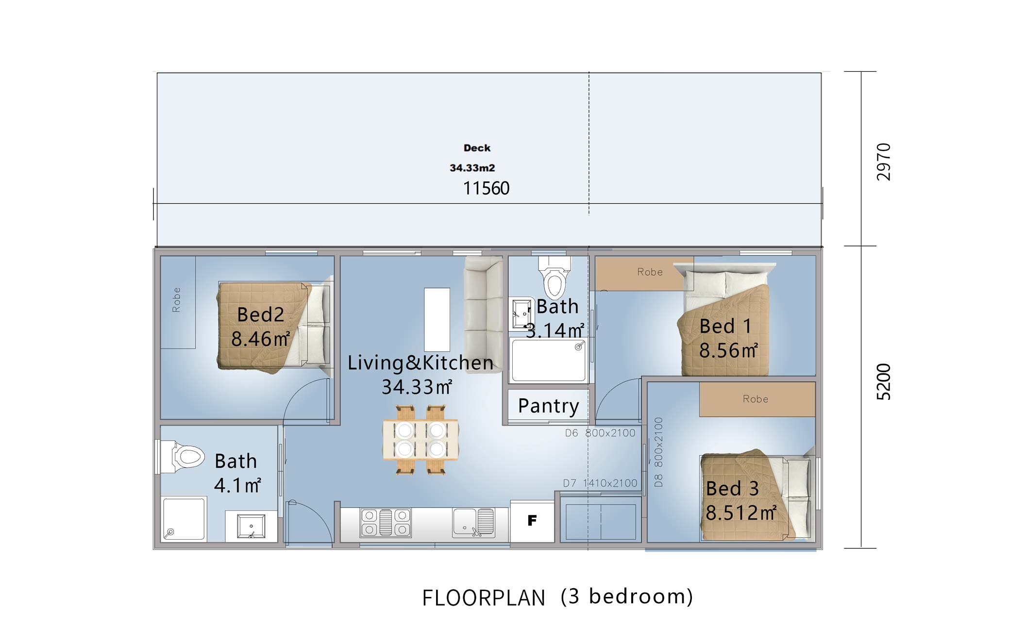 Phoenix House floor plan