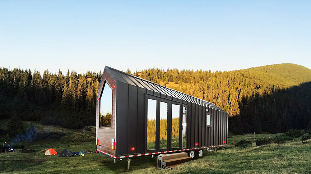 Australia Standard prefab house modular trailer home Queensland tiny house on wheeels
