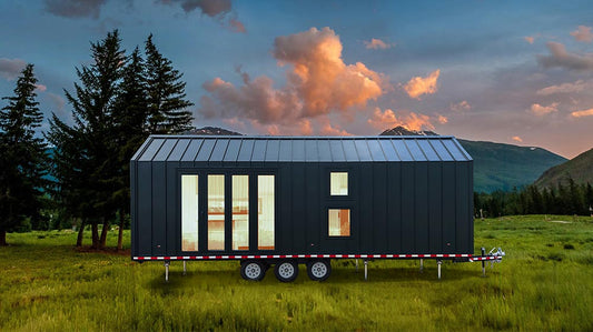 Australia standard prefab house Cheap Price a Frame Prefabricate Tiny House on wheels