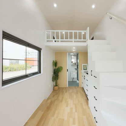 Australia Standard prefab tiny house on wheels with kitchen and bathroom Florida