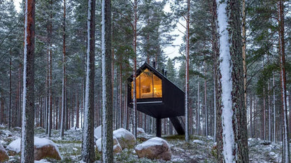 Luxury cabin prefab house wooden bungalow Snowden Cabin