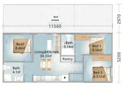 Granny flat Modern design Phoenix House