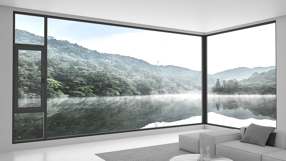 Aluminum Casement Windows DJ-Series Prefab house modular home panelized house kits