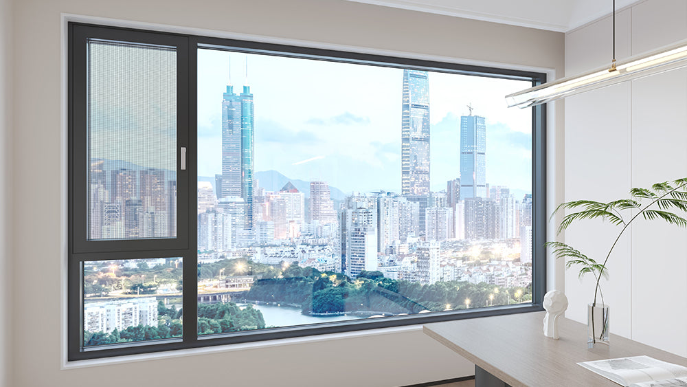 Aluminum Casement Windows DJ-Series Prefab house modular home panelized house kits