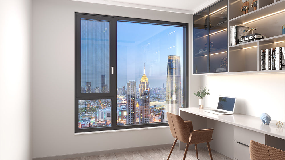 Aluminum Casement Windows DJ-Series Prefab house modular home panelized house kits