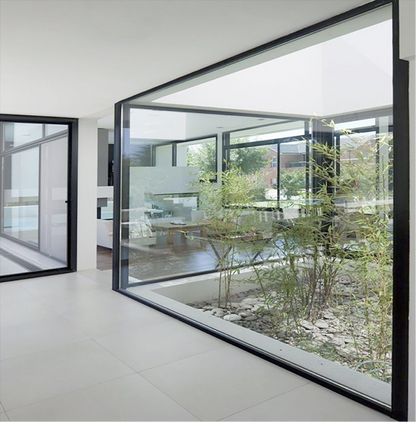 Windows-Alum. Double Glass Windows/Doors  for Modern Prefab & Modular Homes