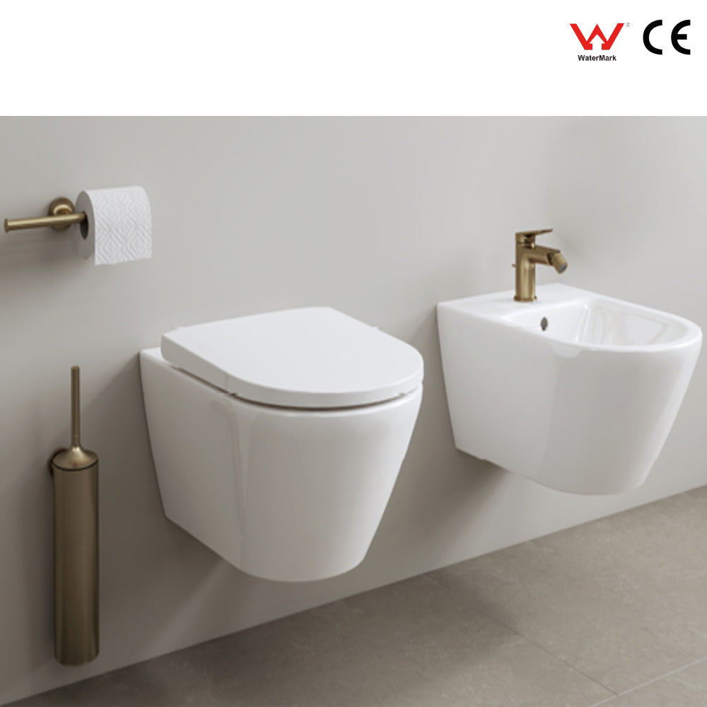 Bathroom Toilet-CE/AS One Piece Luxury s Trap Bathroom Ceramic Wc Toilet Set