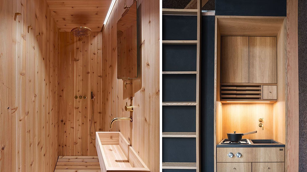 NS/AS standard Breezecabin: A Square A-Frame Built for Simple Living prefab house