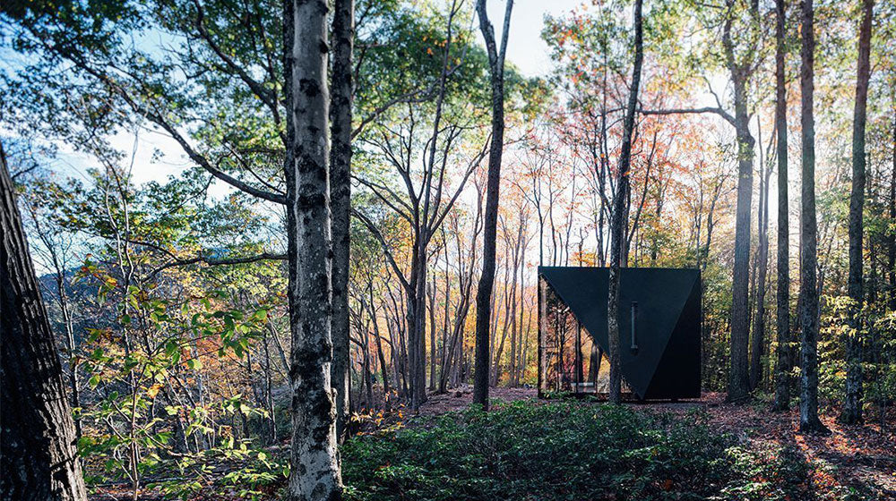NS/AS standard Breezecabin: A Square A-Frame Built for Simple Living prefab house