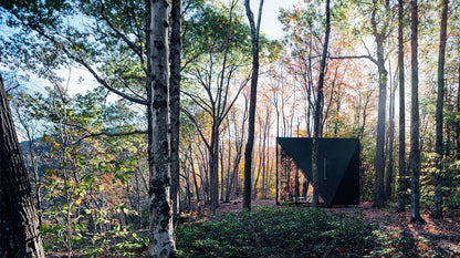 NS/AS standard Breezecabin: A Square A-Frame Built for Simple Living prefab house