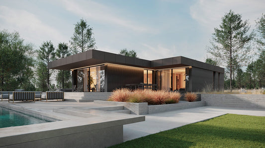 ICC-ES Light Steel Frame Prefab hosue villa luxury single Family homes