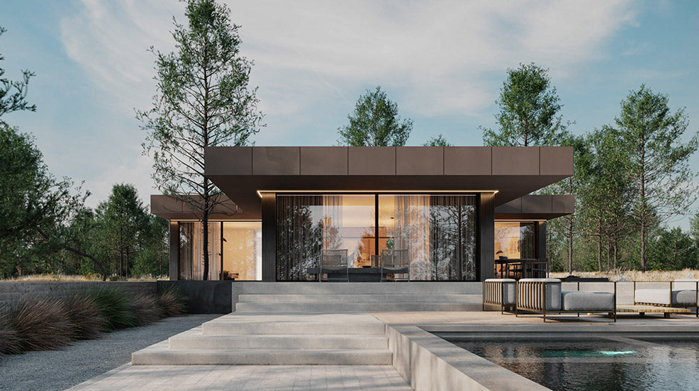 ICC-ES Light Steel Frame Prefab hosue villa luxury single Family homes