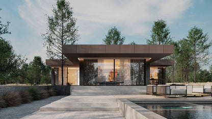 ICC-ES Light Steel Frame Prefab hosue villa luxury single Family homes
