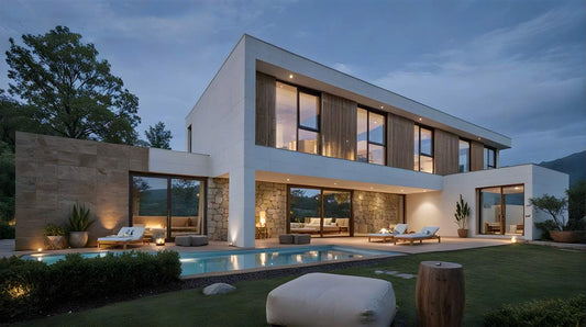 AS/US Light Gauge Steel Frameing Prefabricated Homes Luxury Modern Prefab Villa Single Family Homes