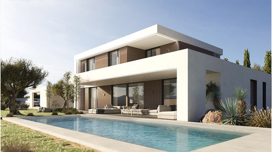 High-quality ultra modern prefab homes in light gauge steel frame home building kits