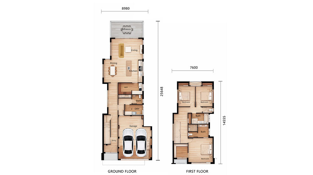 AS/US/ Prefab Villa House Luxury | 2-Story Customizable Steel Home steel kits