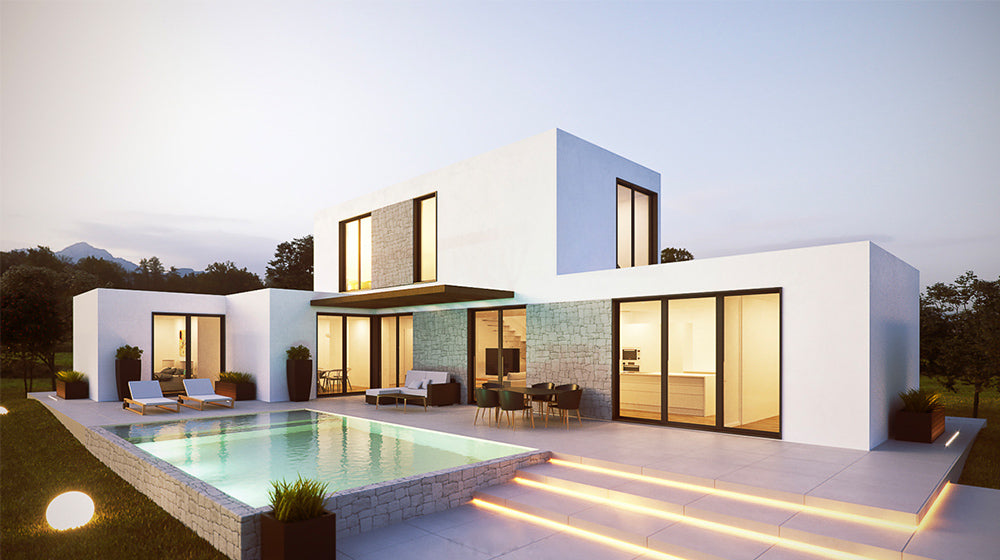 Luxury Portable Homes  Light Steel Villa House with 3 Bedroom