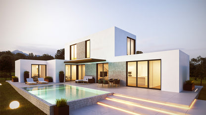 Luxury Portable Homes  Light Steel Villa House with 3 Bedroom