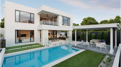 NZS/AS Light Steel Frame Building Modular home Prefab House Luxury Sierra House