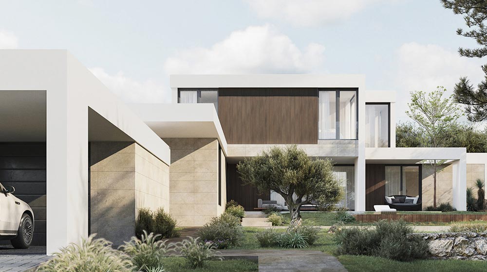 Eco-friendly Fireproof Soundproof Prefab Light Steel Frame Honolulu House Villa with 3 Bedroom