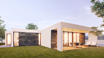 Australian Standard Prefab Steel House Villas Durban House with Panelized System